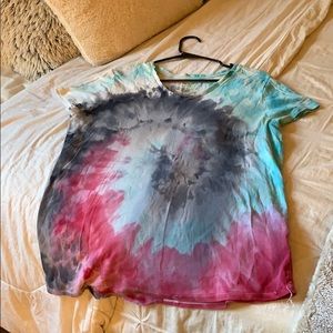 oversized tie dye shirt